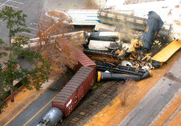 Graniteville Train
                Derailment 1-6-2005